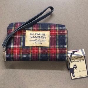 Sloane Ranger Plaid wallet/wristlet